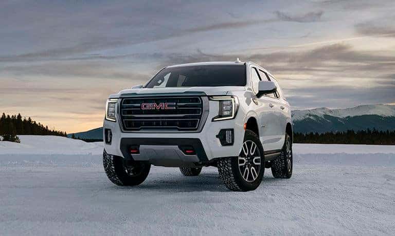 Yukon Exterior Parked In A Snowy Field
