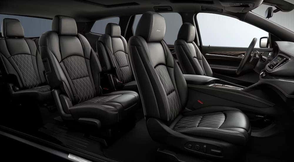 Three rows of seating in a Buick Enclave Avenir at a Buick Dealer near Bloomingdale.