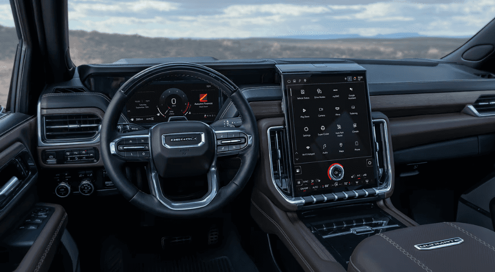 Infotainment system in a 2026 GMC Yukon