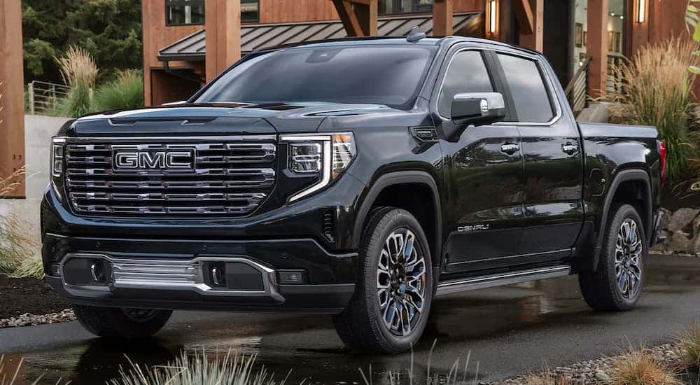 A black 2026 GMC Sierra 1500 Denali parked for sale near Geneva