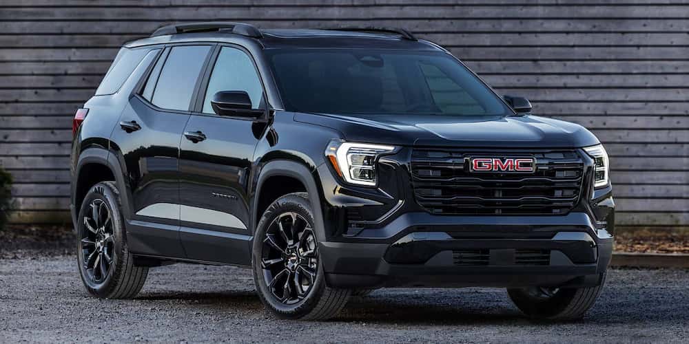 Black 2026 GMC Terrain parked at an angle