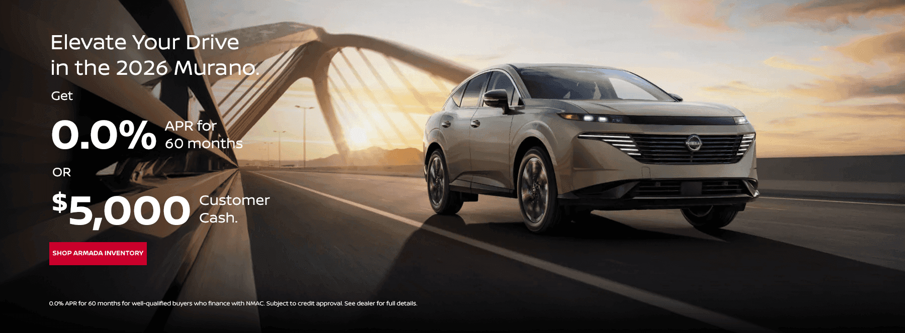 Elevate Your Drive in the 2026 Murano.