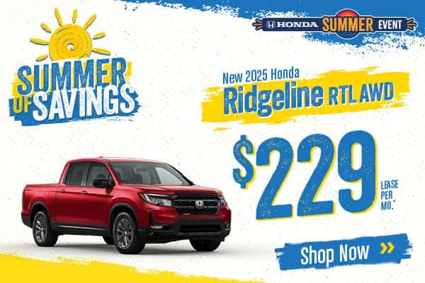 New 2025 Honda Ridgeline