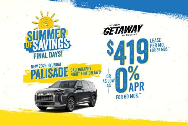 NEW 2025 HYUNDAI PALISADE CALLIGRAPHY NIGHT EDITION AWD