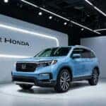 2025 Honda Pilot SUV at Auto Show