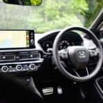 the interior of a car