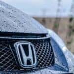 Front of Honda car