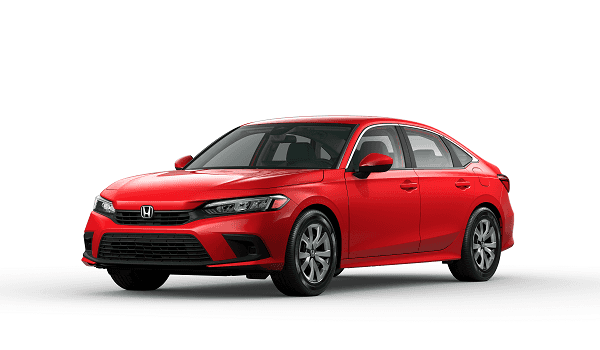2022 Honda Civic LX Sedan in Rallye Red