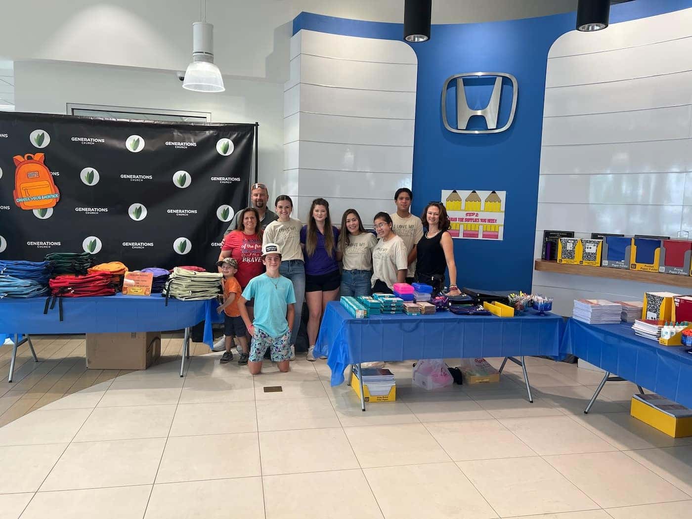 back to school drive