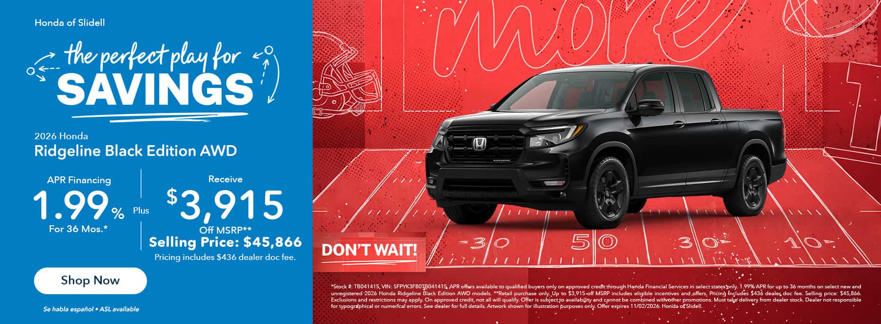 Ridgeline Black Edition