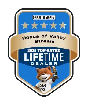 CARFAX 2025 Top-Rated Dealer Honda of Valley Stream