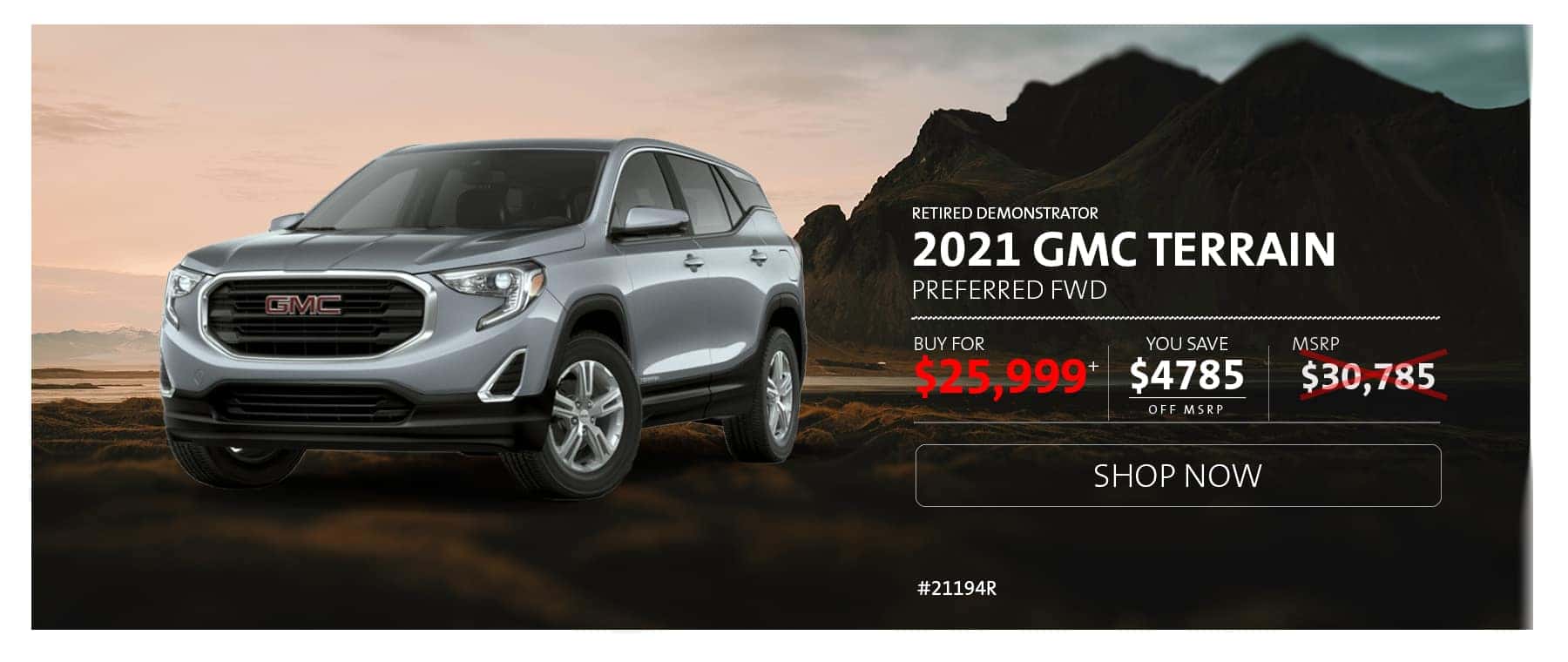 2021 GMC Terrain pref FWD