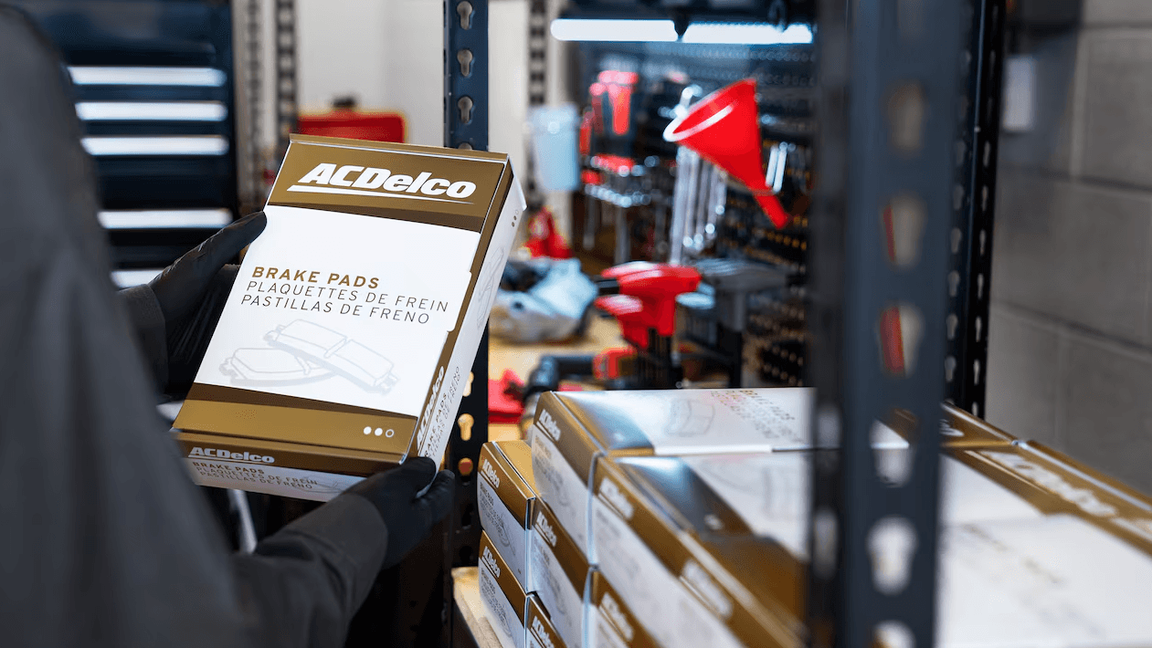 GM Genuine Parts on the shelf in the parts department at Jay Buick GMC in Bedford, Ohio