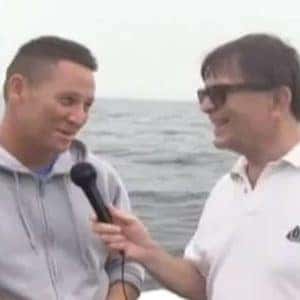 veteran talking into microphone