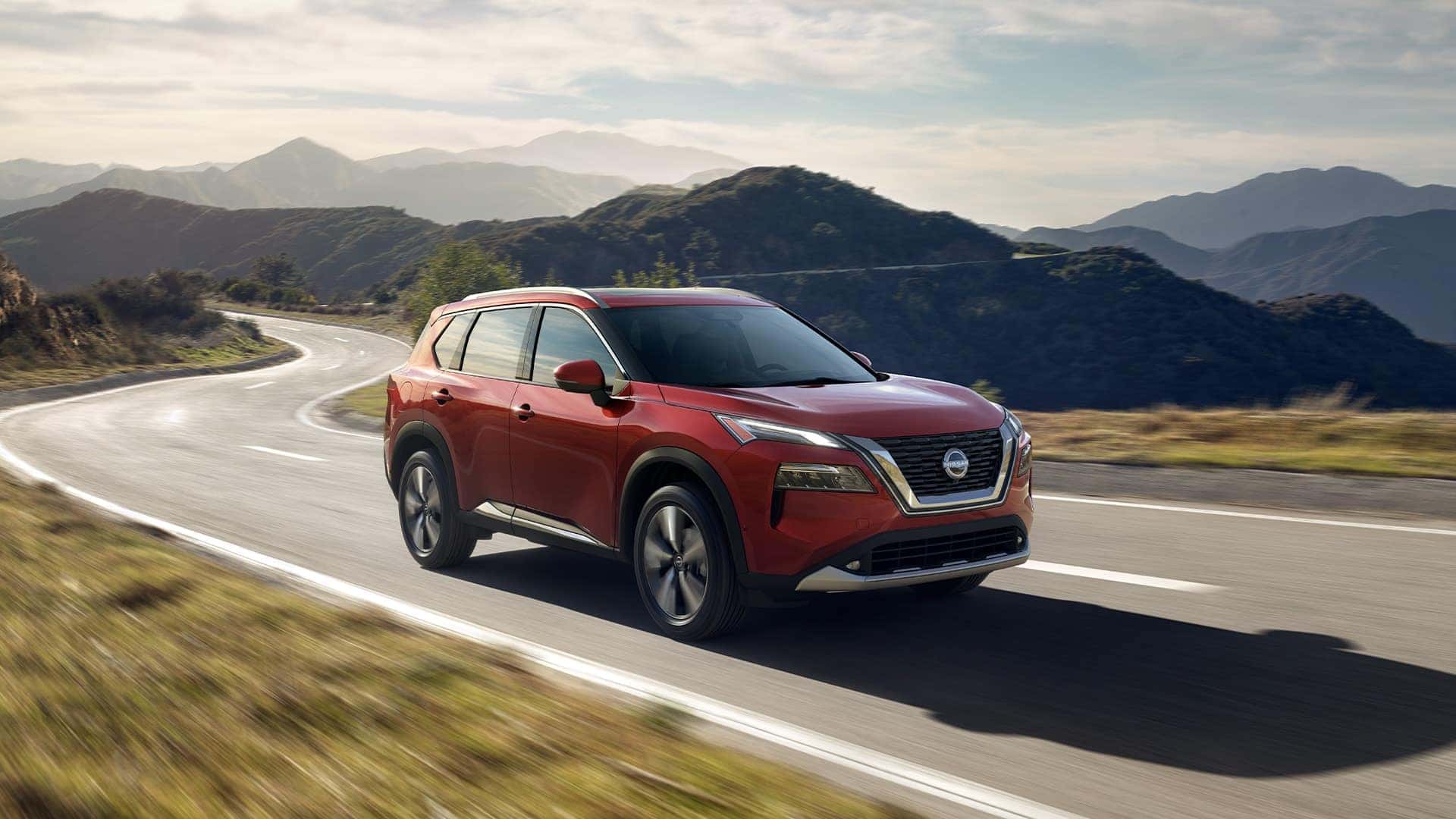 2023 Nissan Rogue SUV in scarlet-ember tincoat