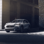 Gray Honda HR-V SUV parked in city