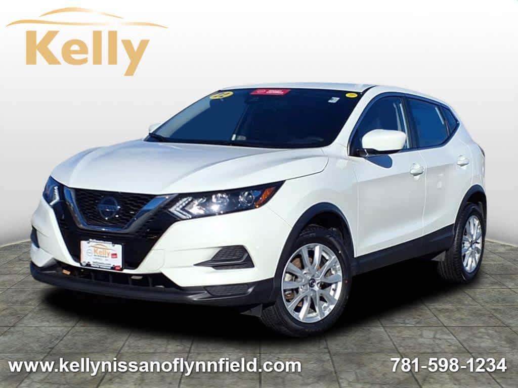 Glacier White Nissan Rogue Sport S