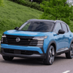 Redesigned 2025 Nissan Kicks Driving down highway