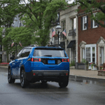 Back angle of new 2026 Jeep Cherokee | Color Blue