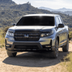 Parked 2026 Honda Ridgeline in mountains
