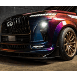 New INFINITI QX80 R-Spec up close with grille