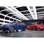 Blue and Red 2026 VW Golf R and GTI