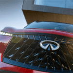 Close up shot of the newest addition to the INFINITI lineup