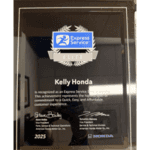 Award of Kelly-Honda-Elite-Service-Status