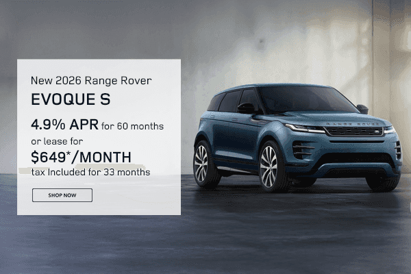New 2026 Range Rover Evoque S