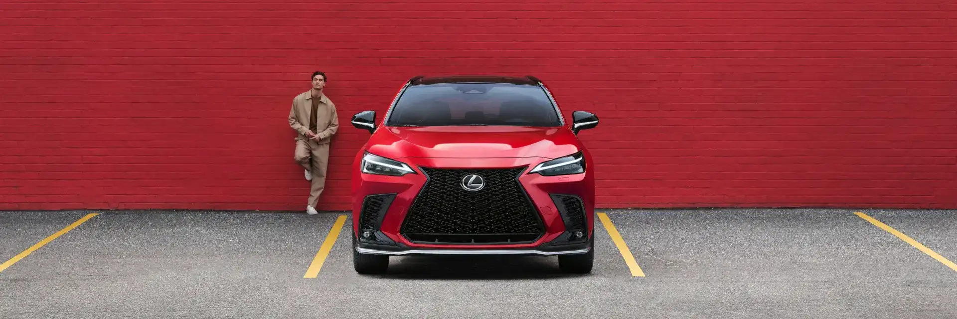 2026 Lexus NX in Infrared Front View