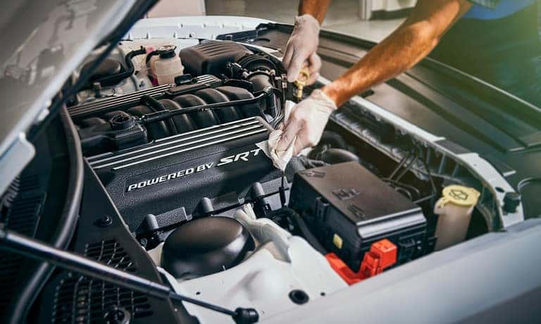 Service Checking Oil Level