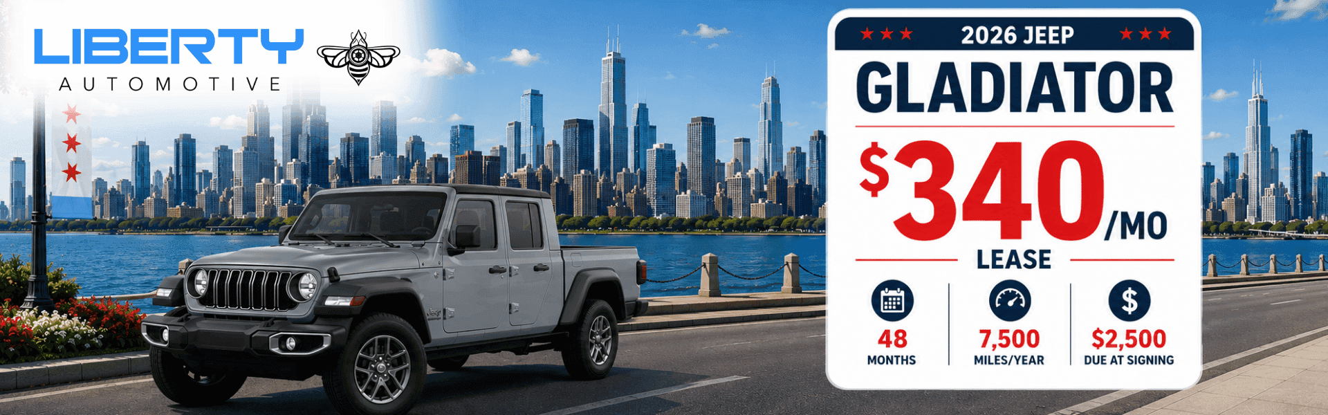 Jeep Gladiator May Lease Special