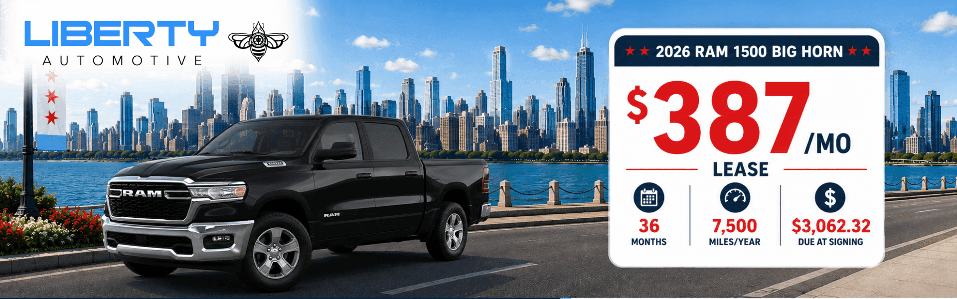 Ram 1500 Big Horn May Lease Special