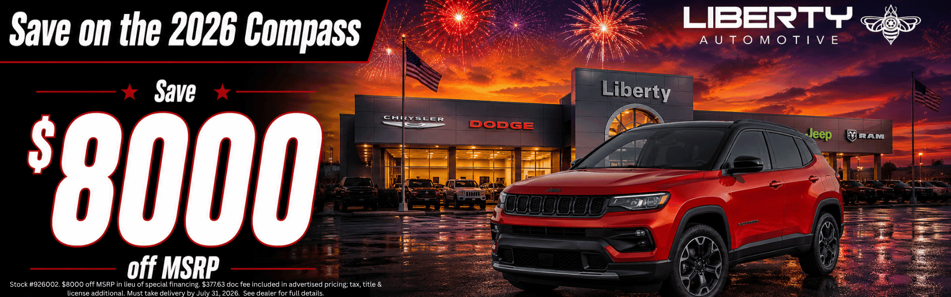 July Jeep Compass