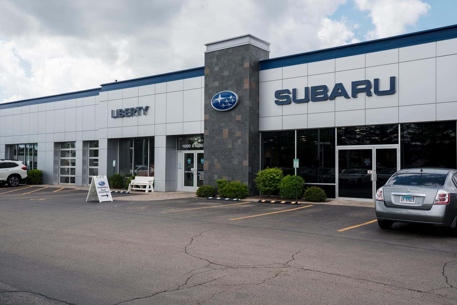 view of dealership from parking lot