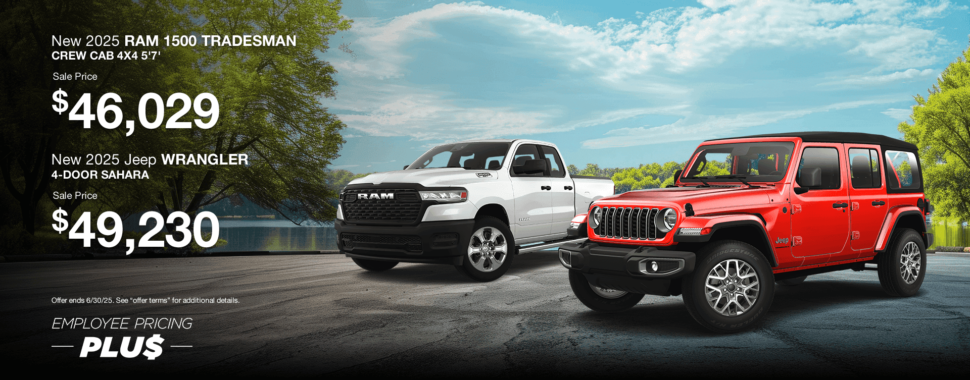 New 2025 RAM 1500 TRADESMAN CREW CAB 4X4 5'7'