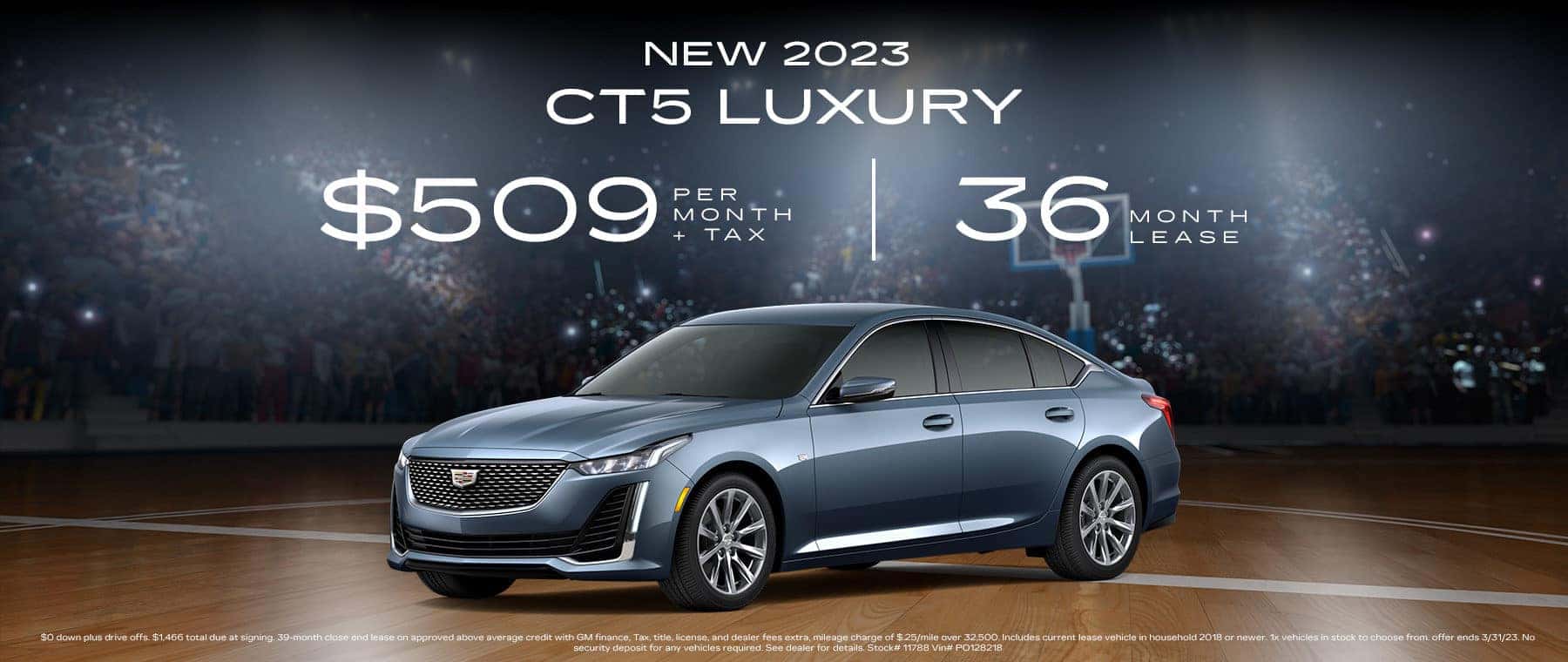 Lease CT5 Luxury for $509 per month + tax
