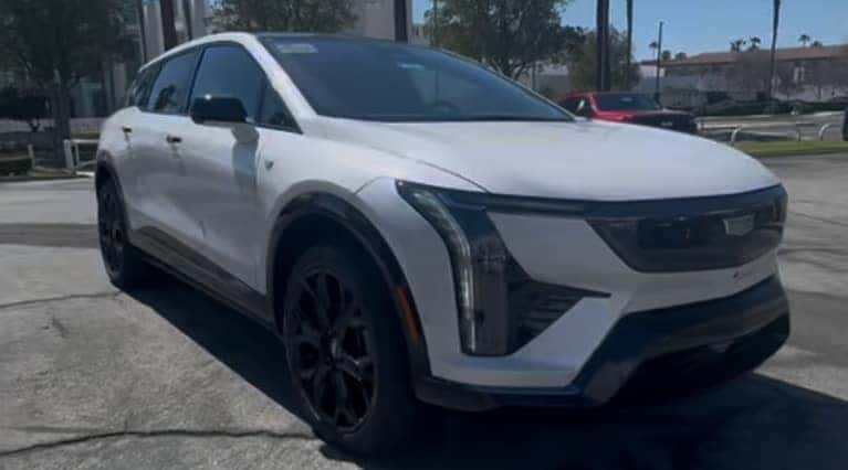White Cadillac SUV