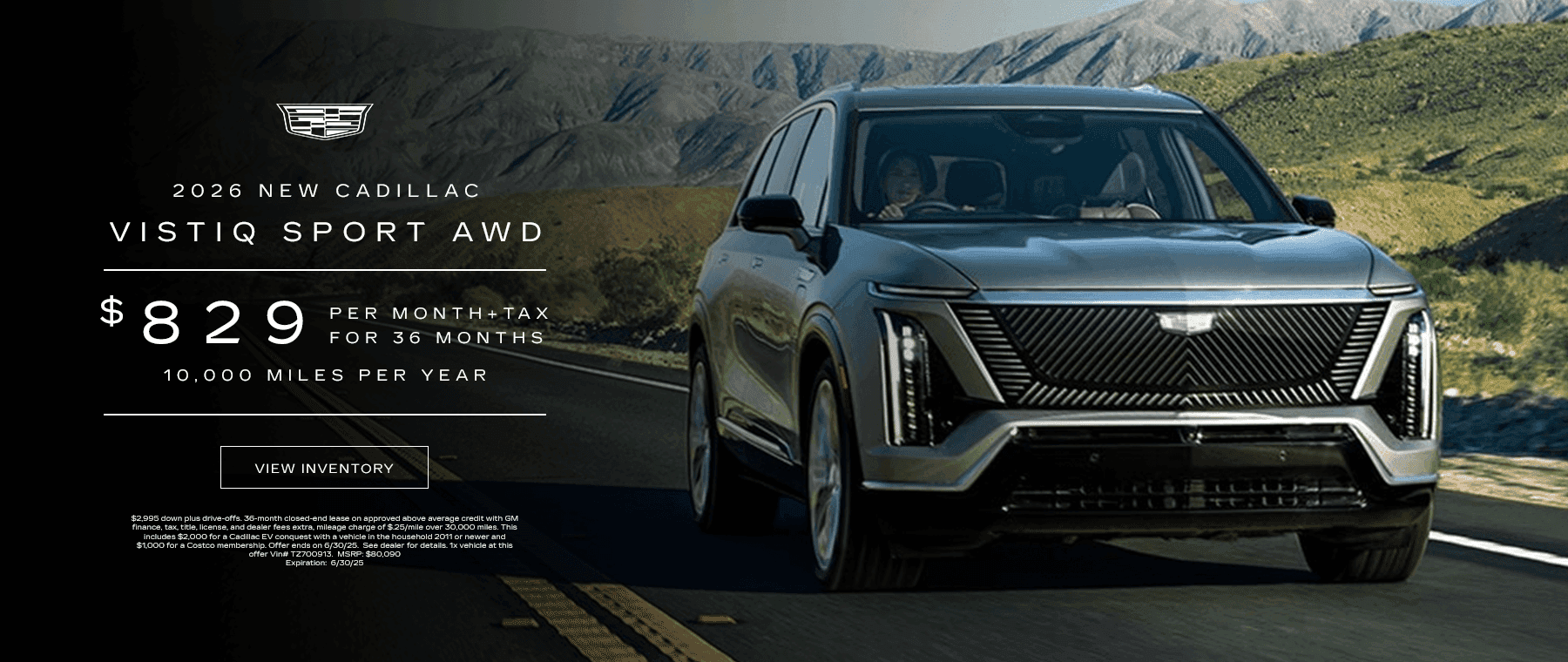 2026 NEW Cadillac Vistiq Sport AWD