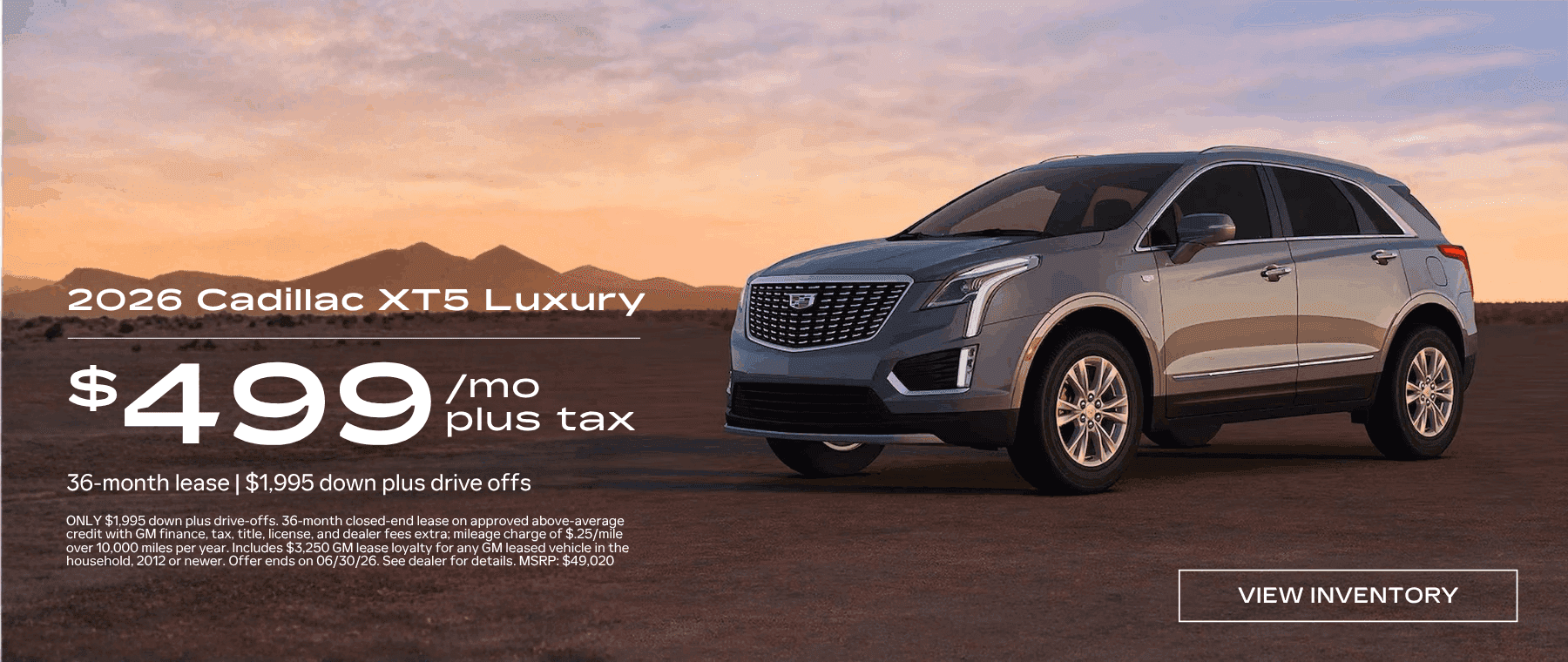 2026 Cadillac XT5 Luxury