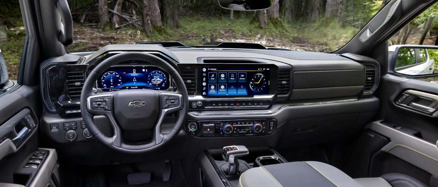 2025 Chevy Silverado 1500 Interior Front Dashboard And Infotainment System