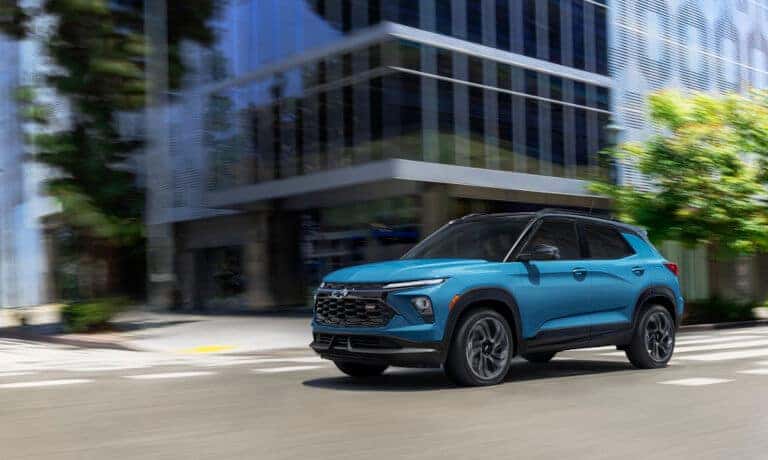 2025 Chevy Trailblazer Exterior Driving Fast In City