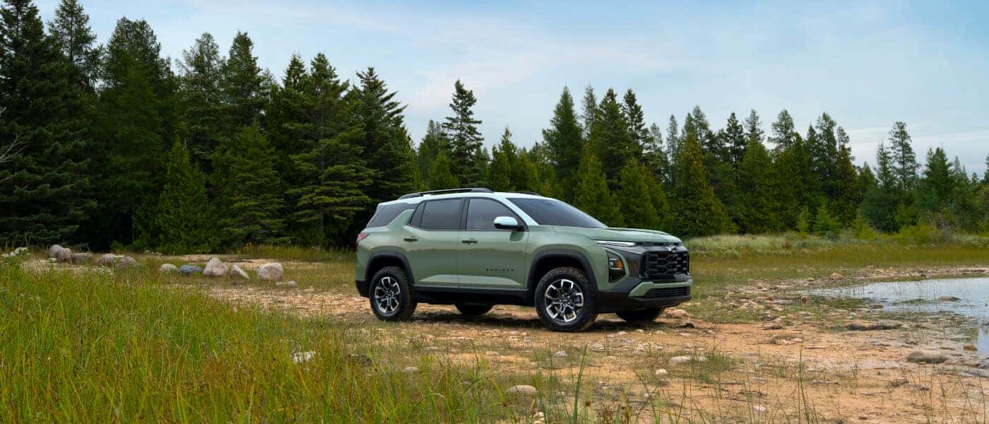 2026 Chevy Equinox Exterior Parked On Rocky Shoreline