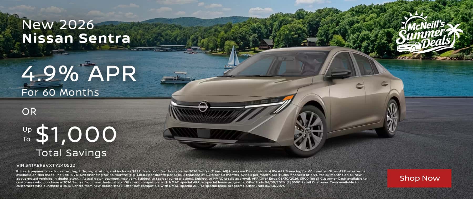 New 2026 Nissan Sentra