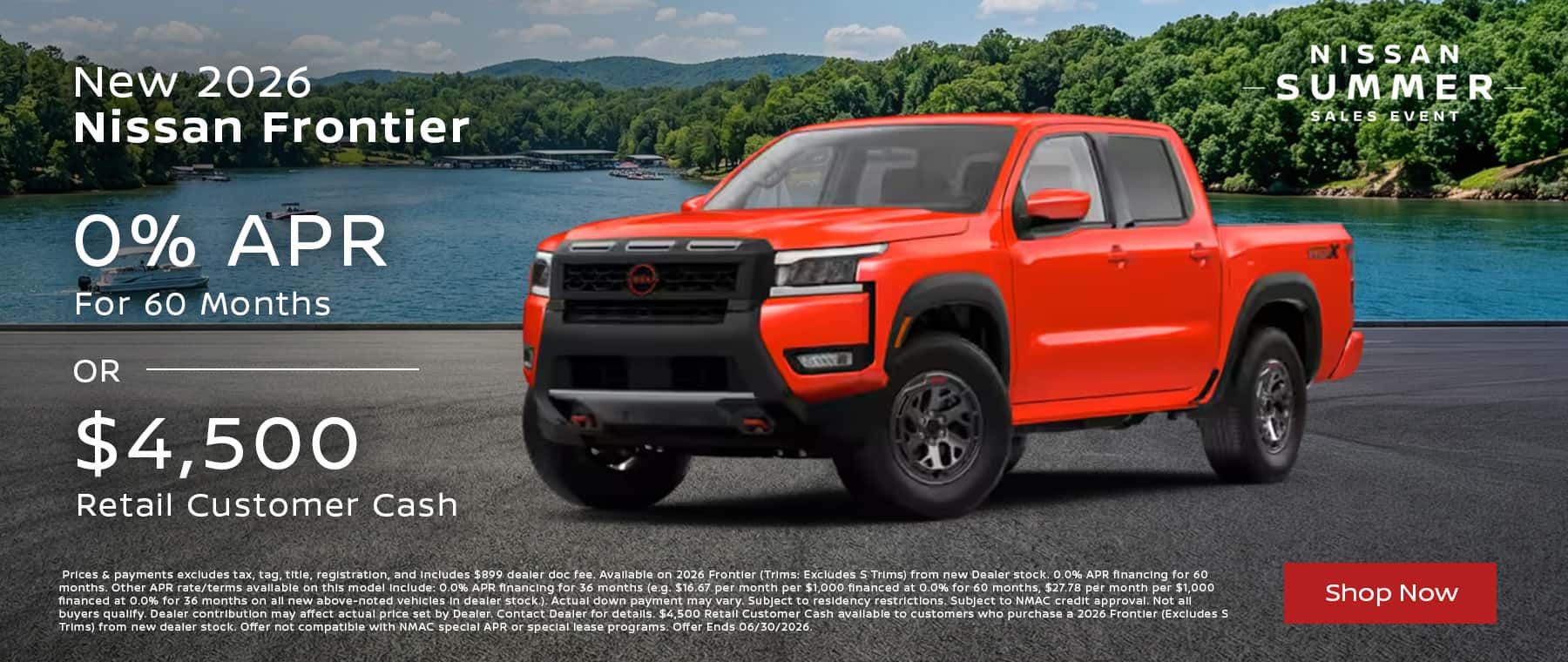 New 2026 Nissan Frontier