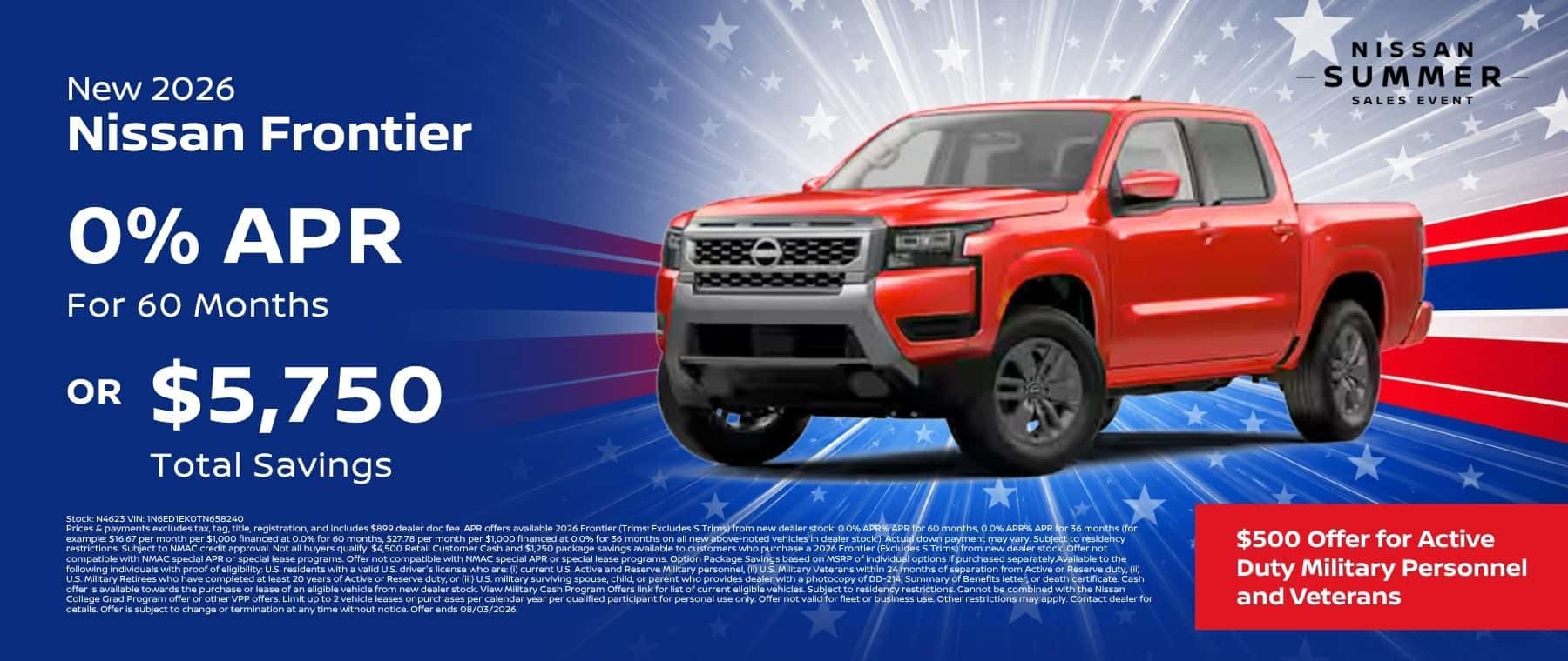 New 2026 Nissan Frontier