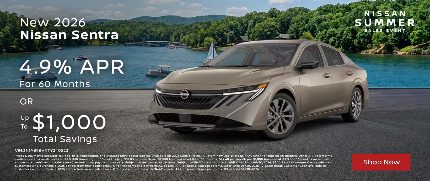 New 2026 Nissan Sentra
