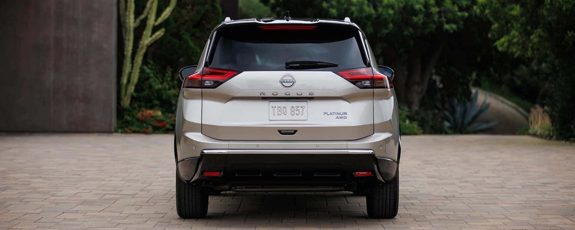 2026 Nissan Rogue rear view and cargo access