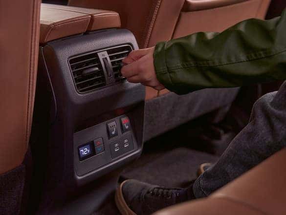 2026 Rogue rear seat comfort and climate