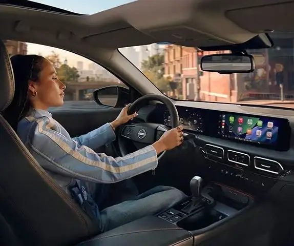Nissan Sentra interior infotainment display